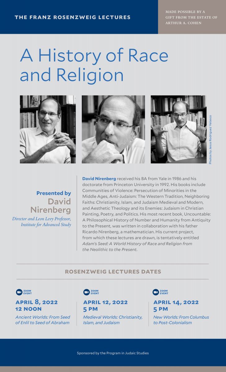 Rosenzweig lecture poster image