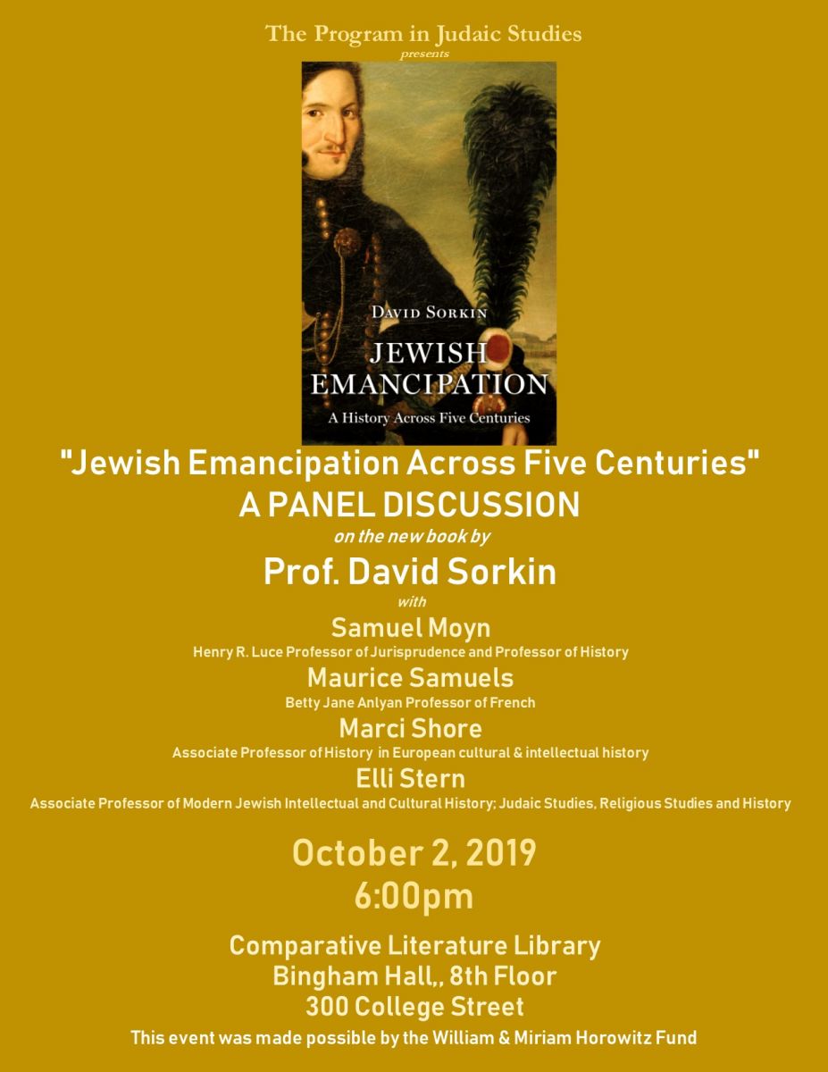 Sorkin panel discussion flyer image
